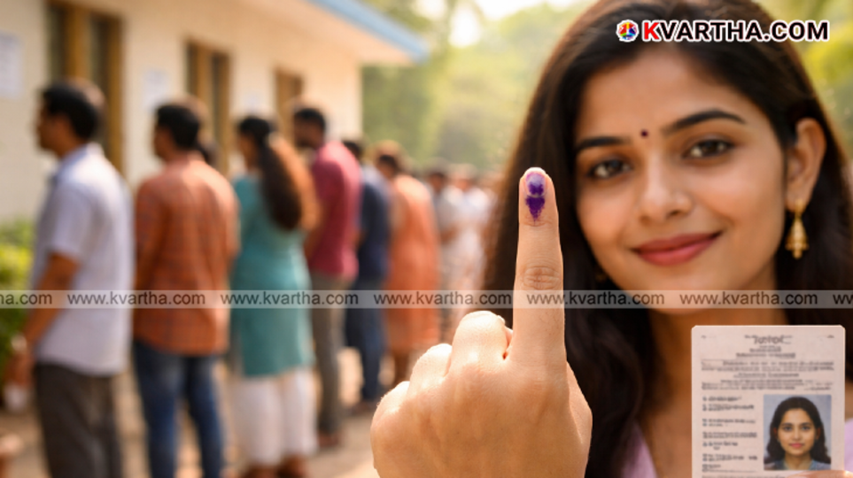 A polling station setup in Kerala for the Assembly Elections 2026.