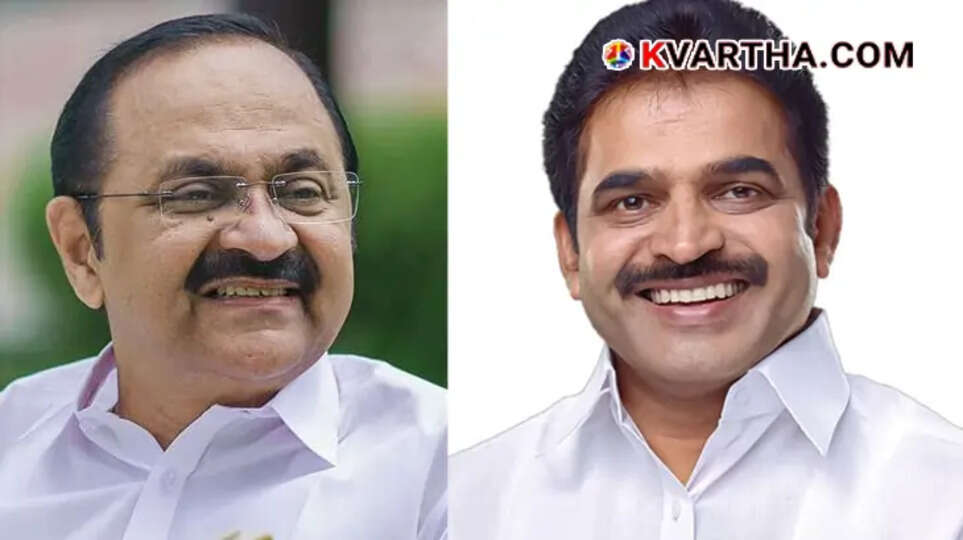 Kerala Chief Minister designate VD Satheesan meeting AICC General Secretary KC Venugopal