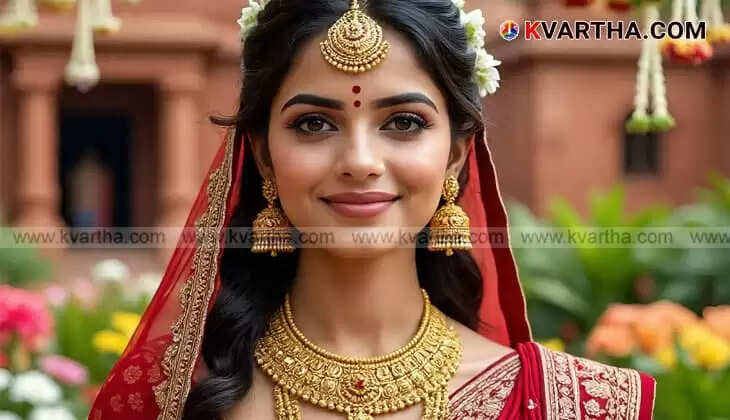 Bride Representing Kerala Gold Price July 30