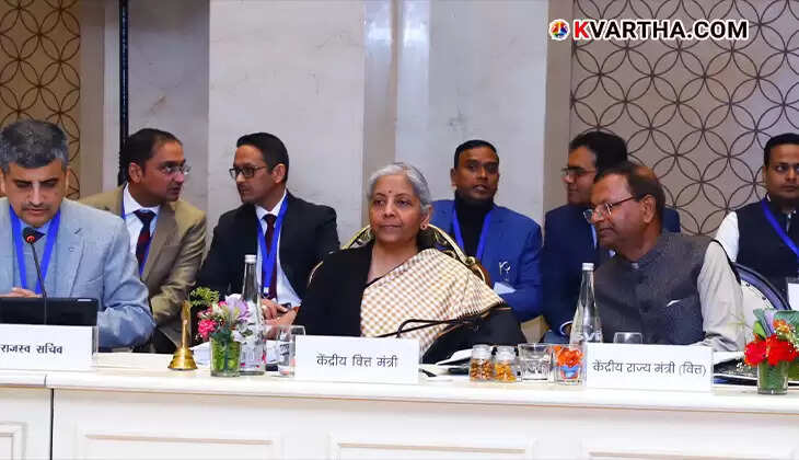 Chairing the 55th meeting of the GST Council, in Jaisalmer, Rajasthan.