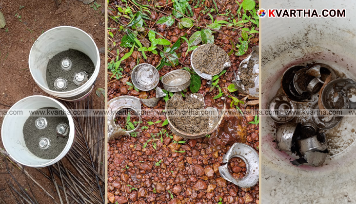  Fake steel bombs found in Kannur with sawdust inside.