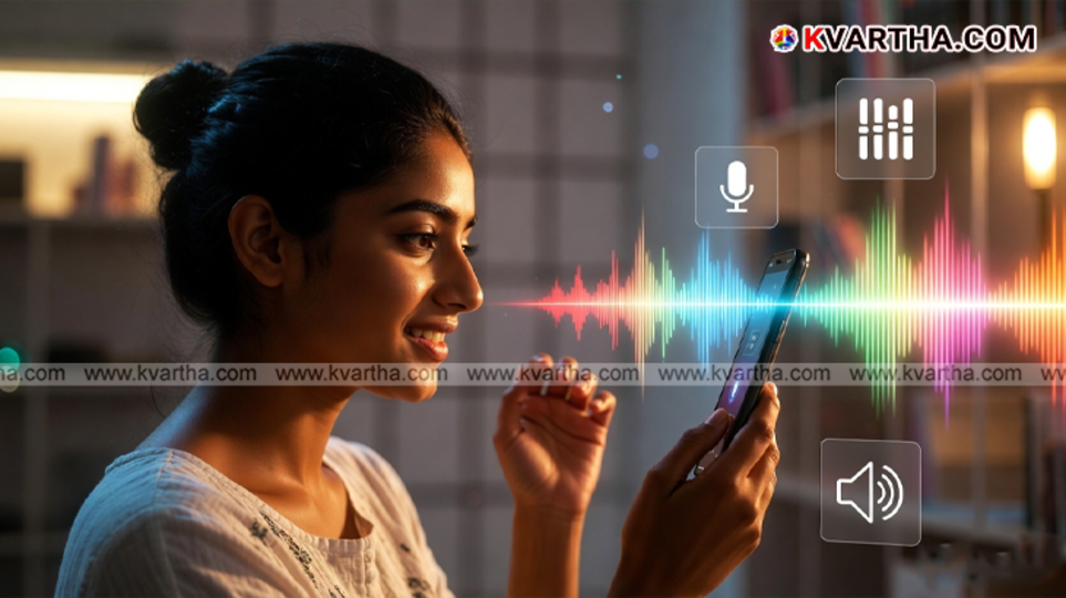 Screenshot of Instagram direct message showing AI voice effects options like Robot and Alien.