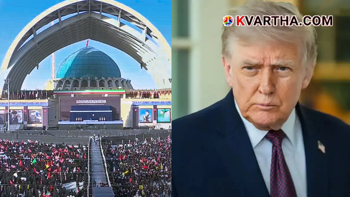 US President Donald Trump speaking