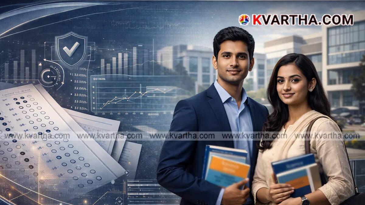 Students writing their engineering entrance exam online representing competitive exams in India