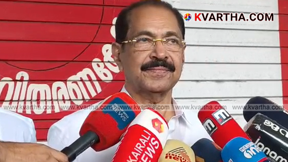 Minister Sunny Joseph addressing the media.