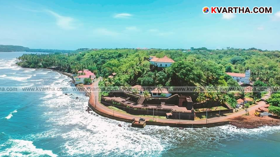 Goa Police personnel patrolling at a busy beach to ensure tourist safety.