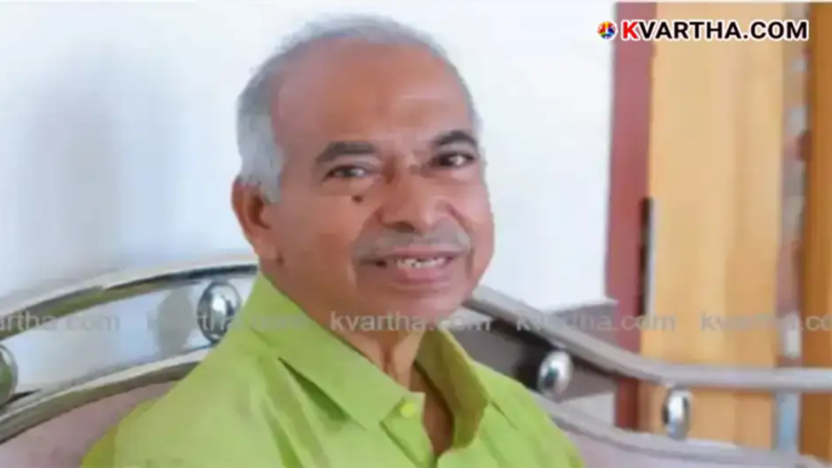 V. Kunhikrishnan addressing the media regarding his independent candidacy in Payyannur.
