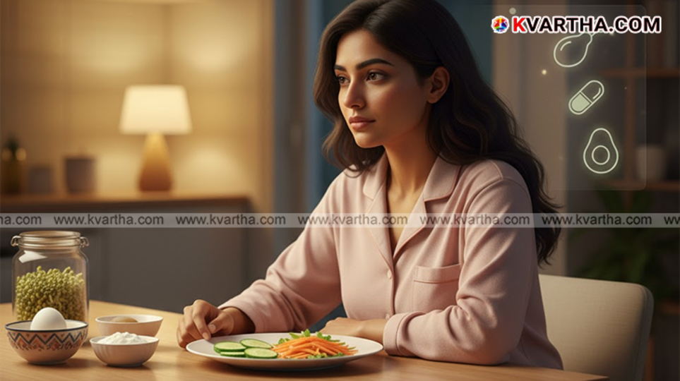 Salad of cucumber and carrot for dinner