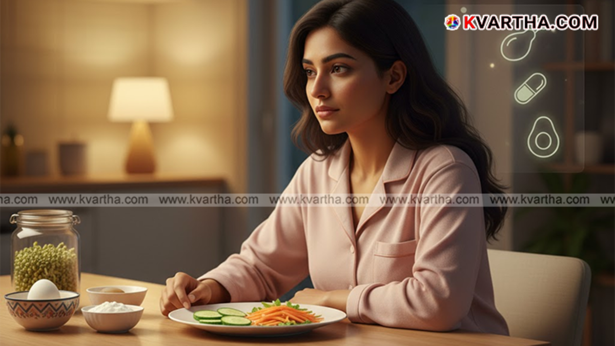 Salad of cucumber and carrot for dinner