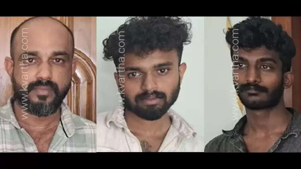 Three arrested with MDMA in Kannur