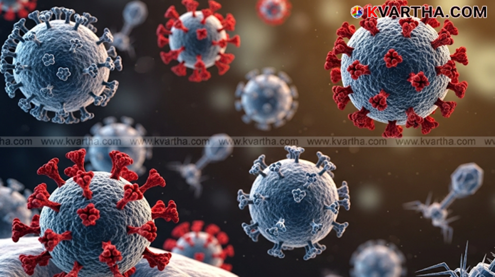 A health worker in Kozhikode distributing health advisory pamphlets about amoebic meningoencephalitis.