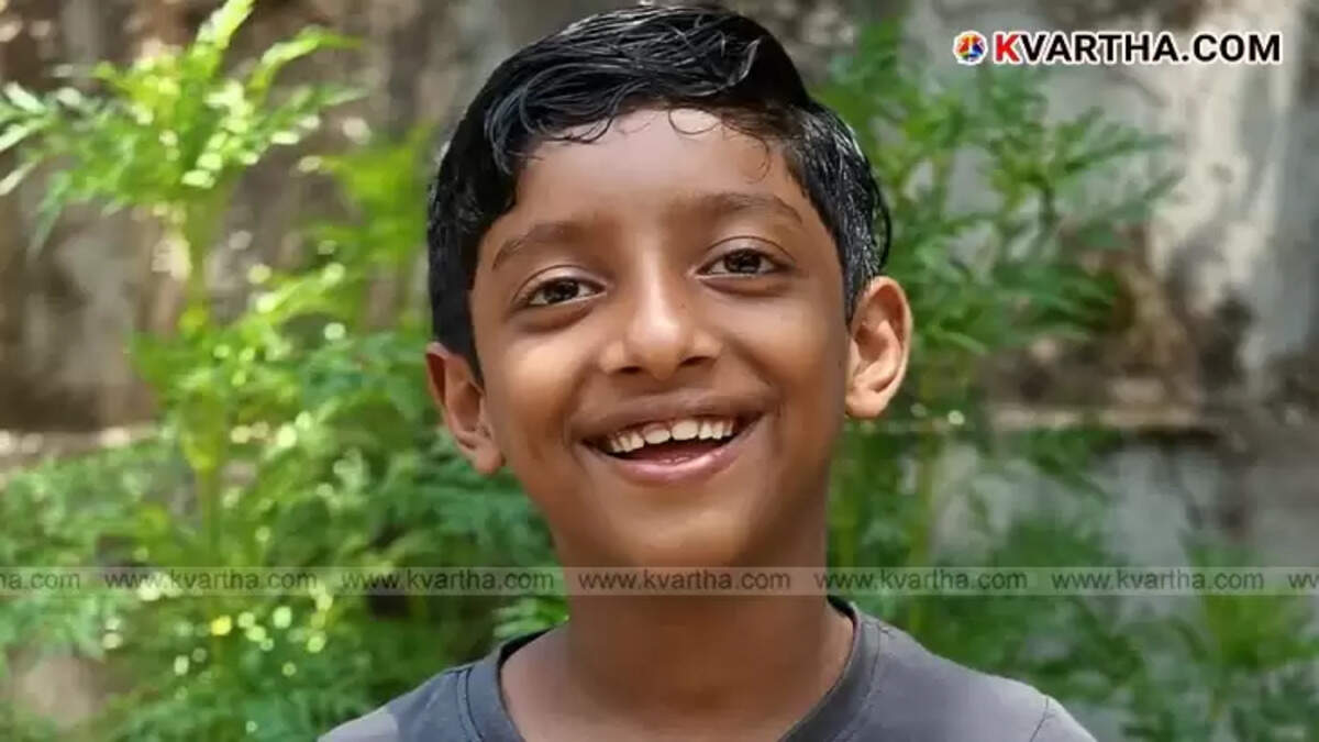 Third-grade student Ahan Anoop who was invited as a guest by the Speaker.