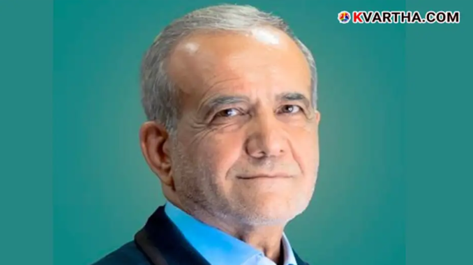  Iranian President Masoud Pezeshkian addressing the media in Tehran about the Middle East war in 2026.