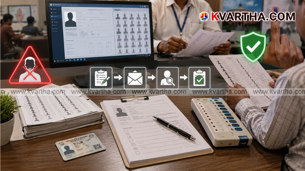  Representational image reflecting voter list and Election Commission verification procedures in India