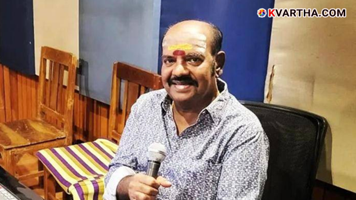 Portrait of music director S.P. Venkatesh.