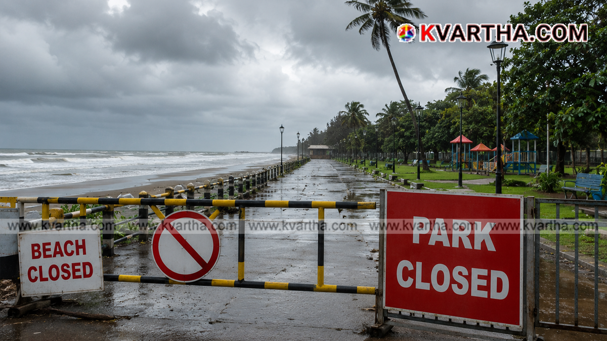 Heavy Rain: DTPC Imposes Restrictions on Tourist Spots in Kannur; Beaches and Parks Closed