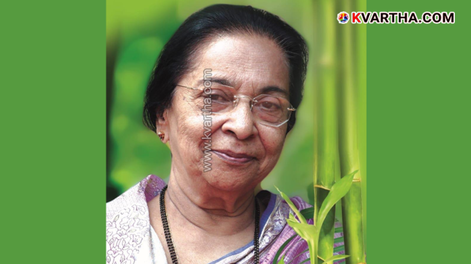 A black and white file photo of Dr. Mercy Oommen, a famous doctor from Kannur.