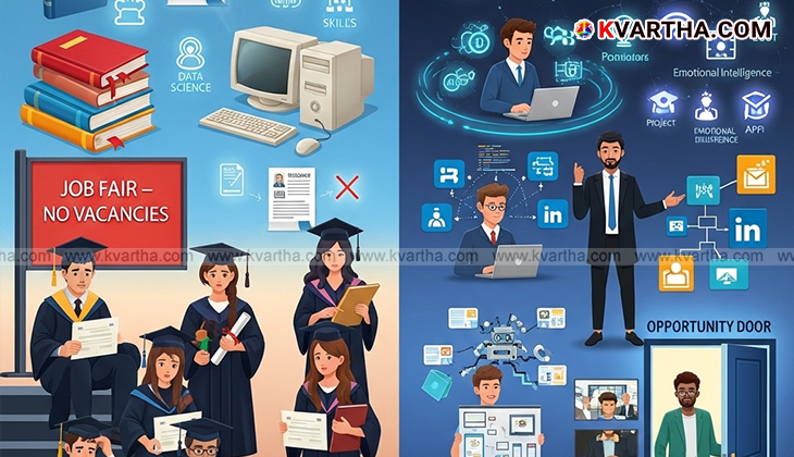Man looking at job opportunities in AI era