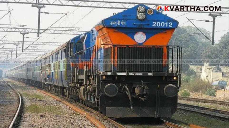 An Indian Railways train heading to Kerala, symbolizing the service extension.