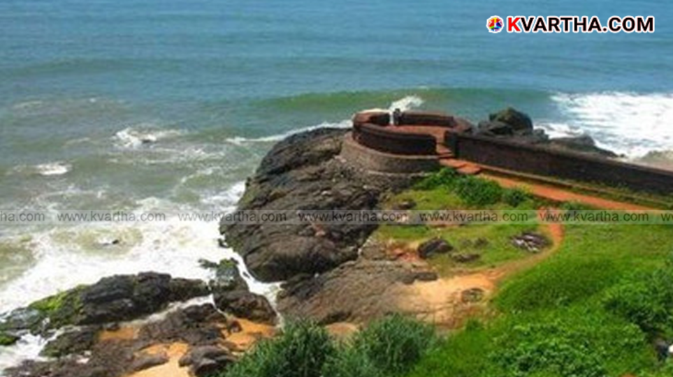 Bekal Fort in Kerala, where a health official and his children were rescued.