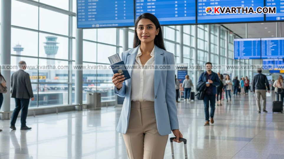 Passengers relieved at an airport.