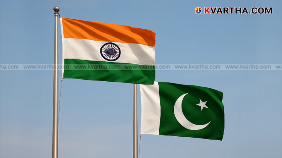 A map showing the partition of India and Pakistan.