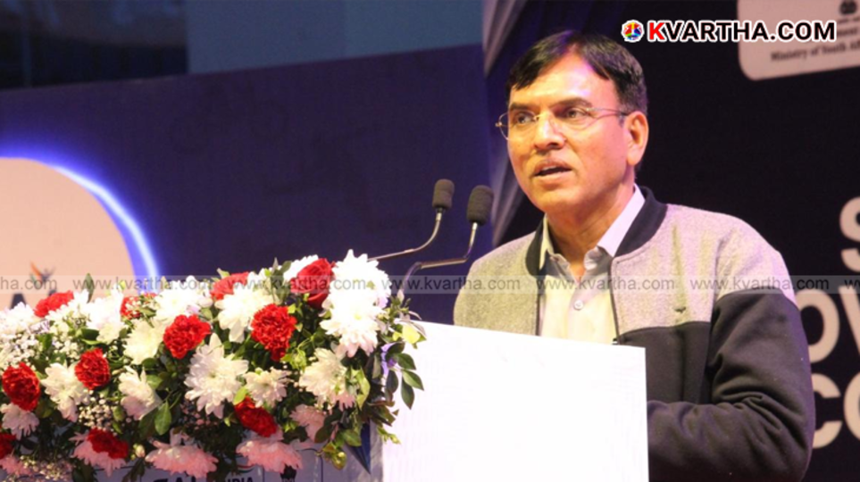  Union Sports Minister Mansukh Mandaviya at Sports Governance Conclave