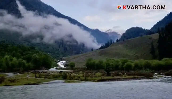 Betaab Valley, located by the banks of river Lidder