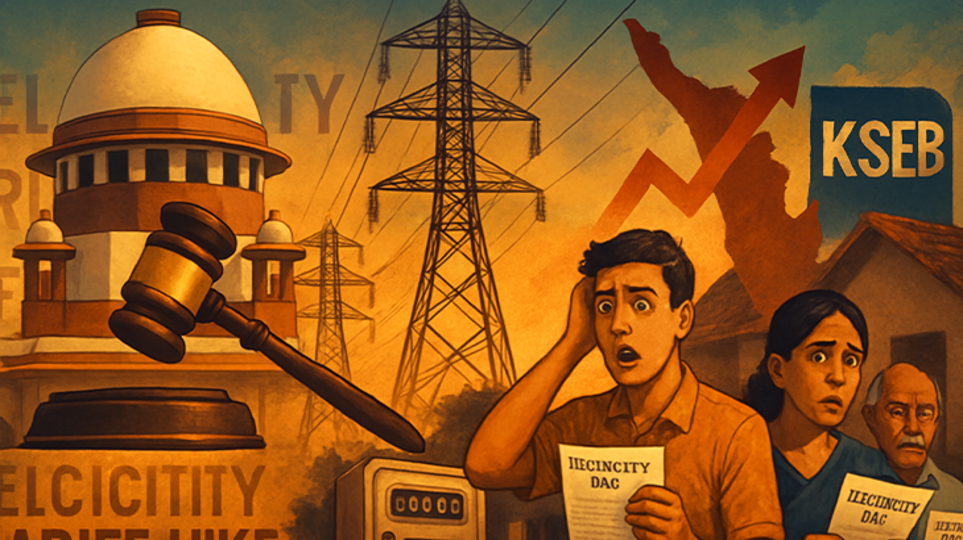 A symbolic photo of an electricity meter, representing the increase in power tariffs in Kerala.