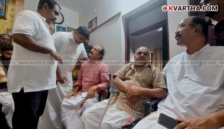 C.K. Padmanabhan visiting Sister Vandana's home