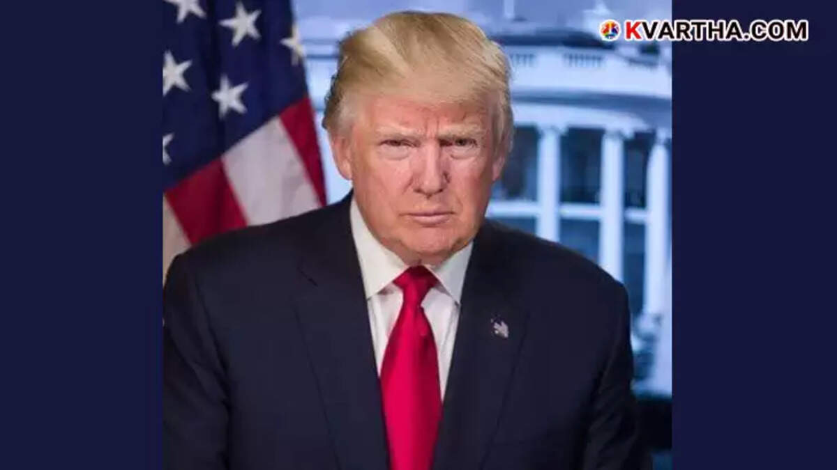 Donald Trump signing import tariff order amidst economic downturn concerns.