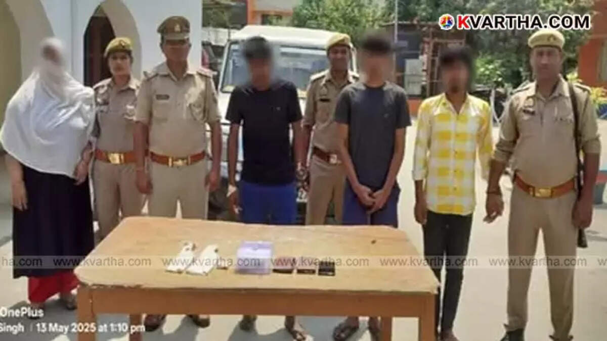  Crime scene in Uttar Pradesh where ex-serviceman was murdered.