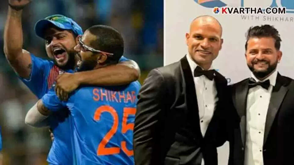 Image of Shikhar Dhawan and Suresh Raina, who are facing ED action in betting app case.