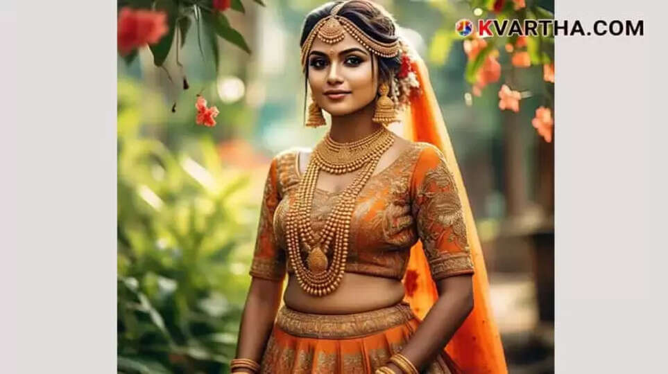 Bride Representing Gold Rate February 17 Kerala