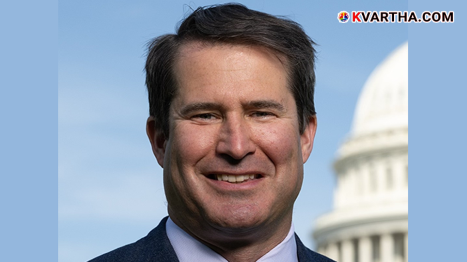 US Congressman Seth Moulton speaking during a televised interview in April 2026.