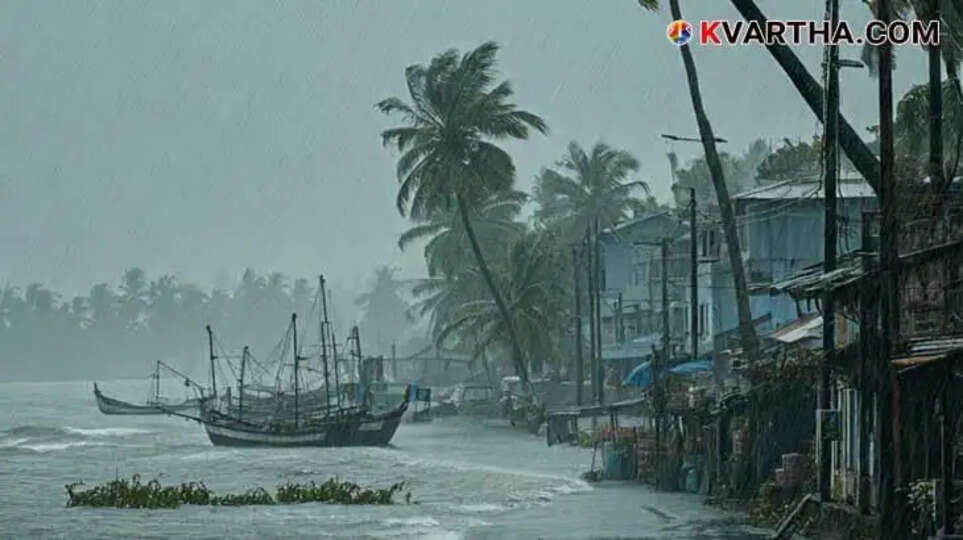 Heavy rain likely in Kerala for 5 days; Low-pressure area forming in Bay of Bengal
