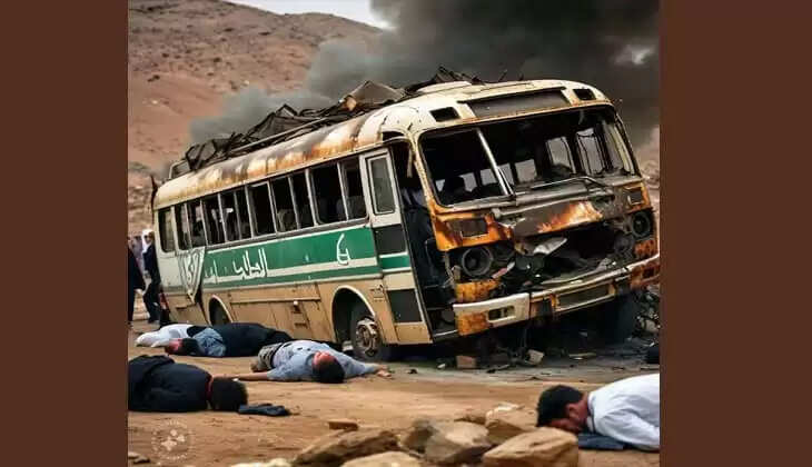 28 pilgrims from Pakistan have been died and 23 injured after their bus overturned in central Iran, Iran, Pakistan, bus accident.