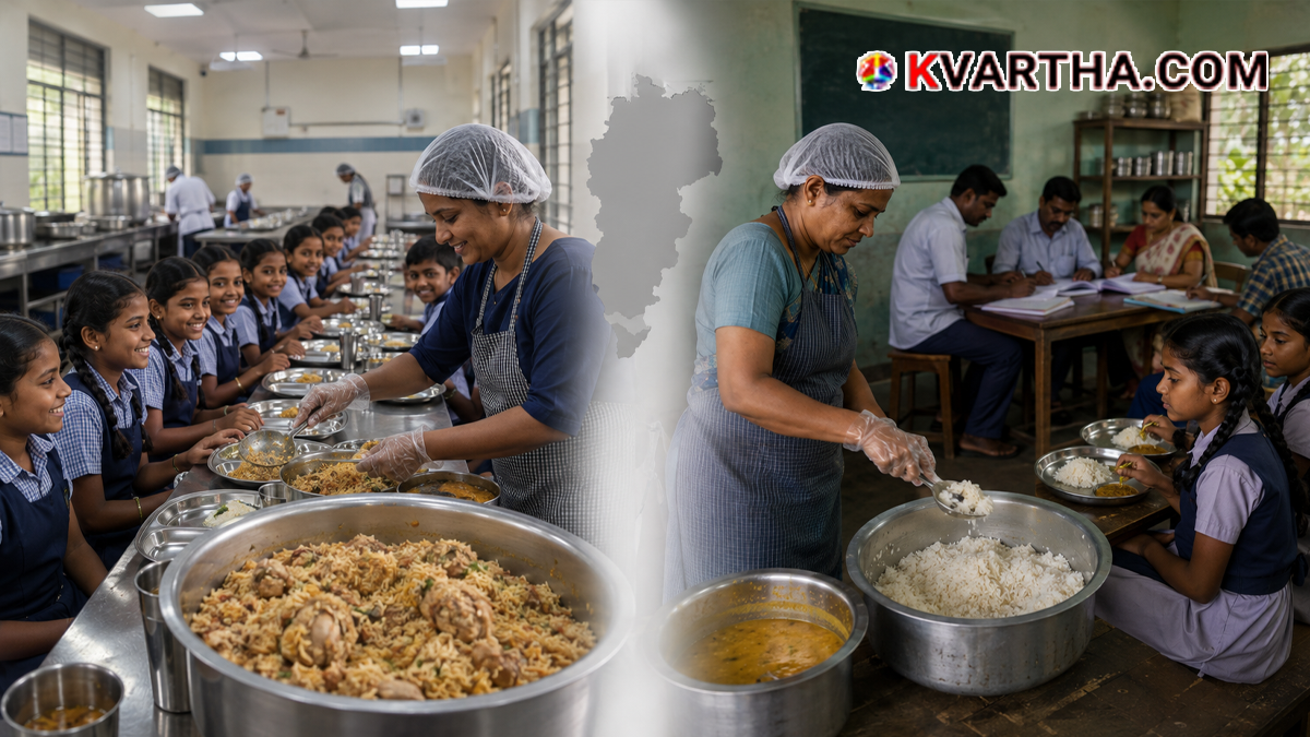 Representational image of school midday meal scheme and student nutrition