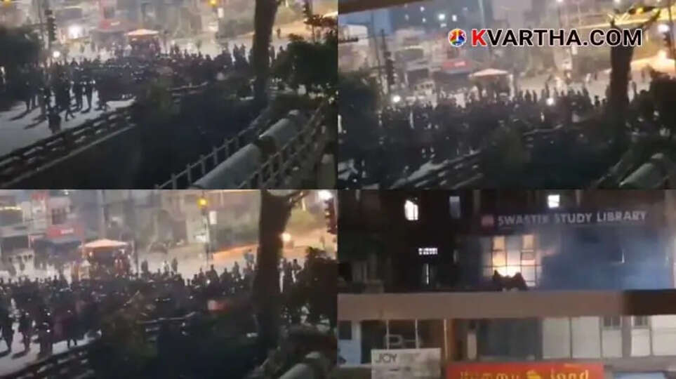 Protesters in Imphal