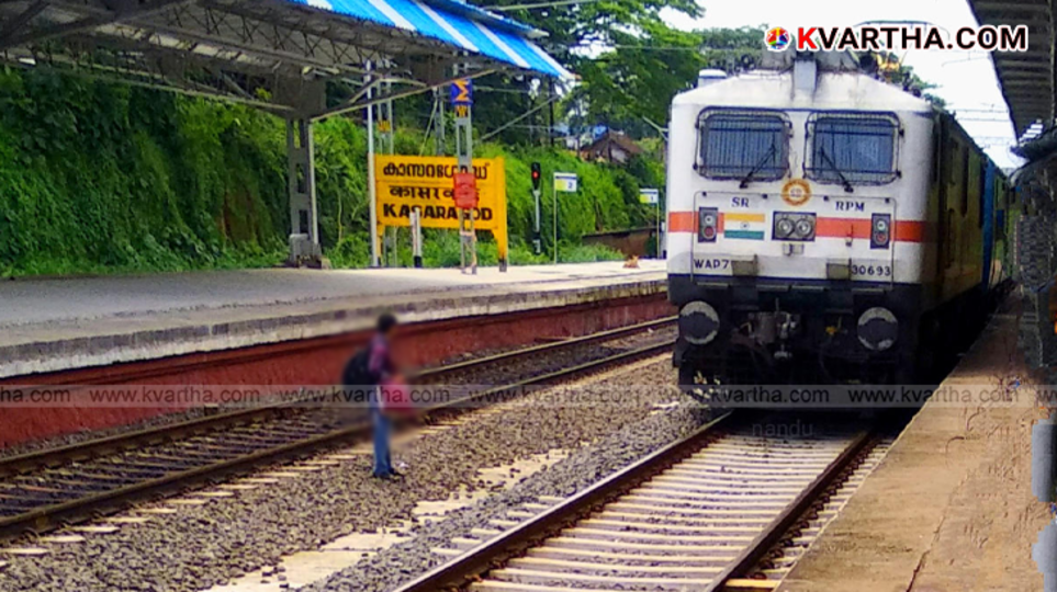 A crowded train compartment symbolizing passenger woes between Kannur and Kasaragod.