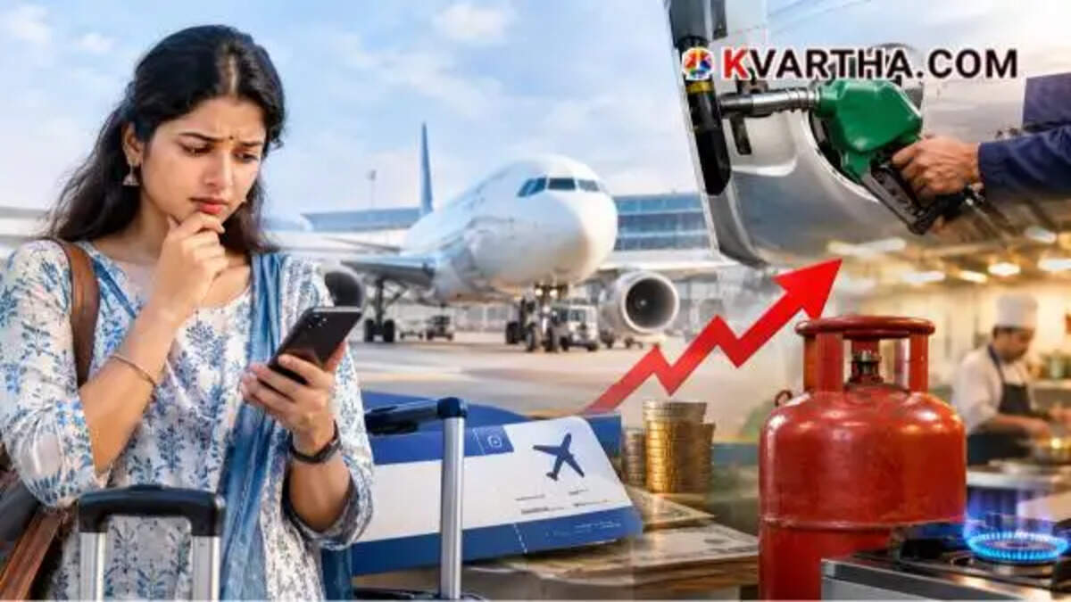  Representational image reflecting aviation turbine fuel and commercial LPG price hike impact