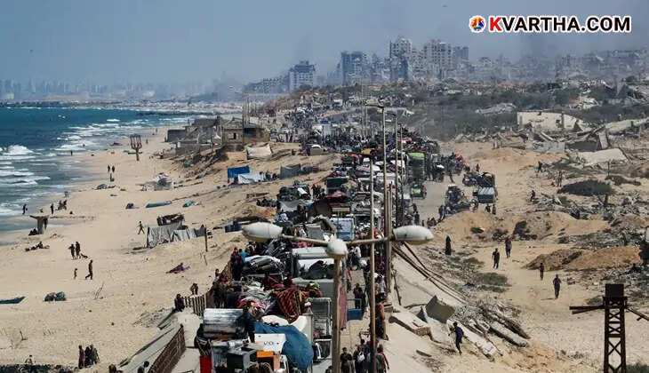 Destruction of buildings in Gaza.