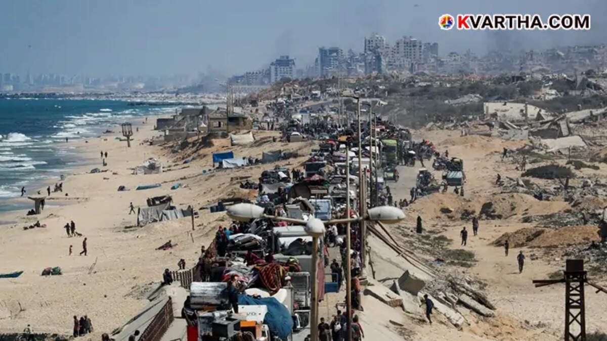 Destruction of buildings in Gaza.