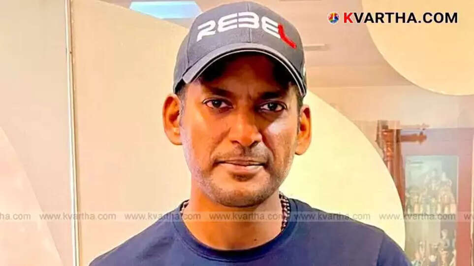 Tamil actor Vishal.