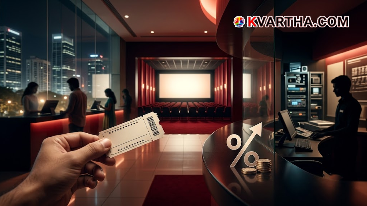  Representational image reflecting multiplex cinema theater and movie tickets in Karnataka