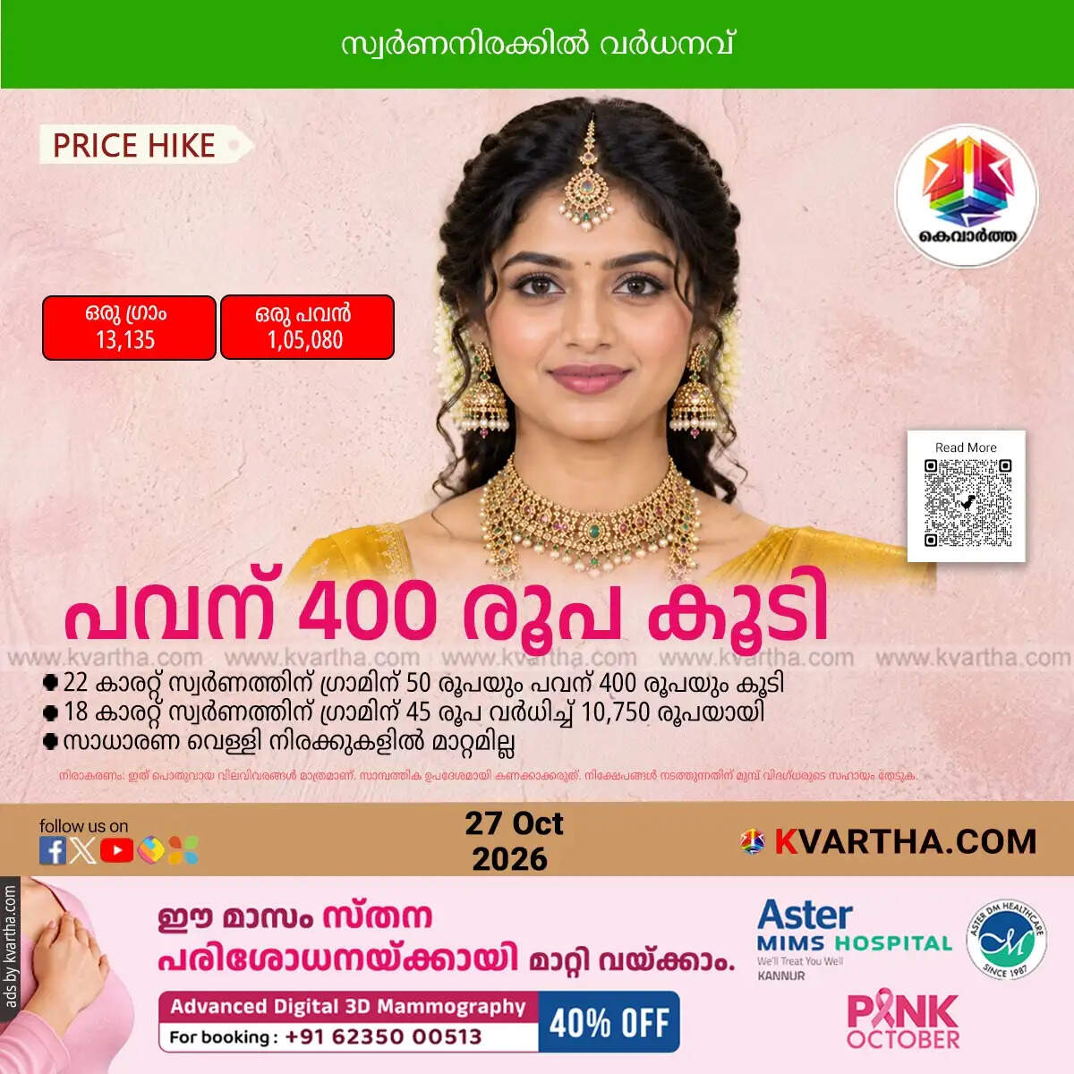 kerala gold price surge