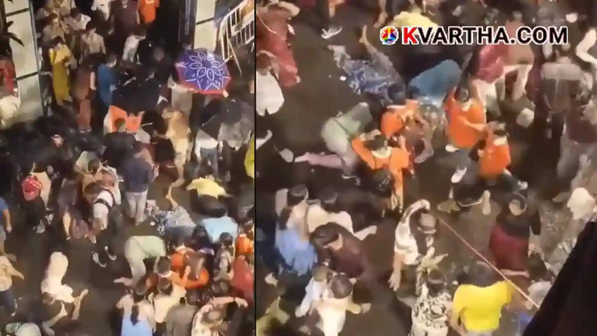 &nbsp; Image of the tragic aftermath at Chorbagan Durga Puja pandal
