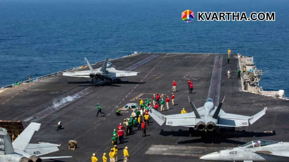 US Navy guided missile destroyer launching a strike in Iran