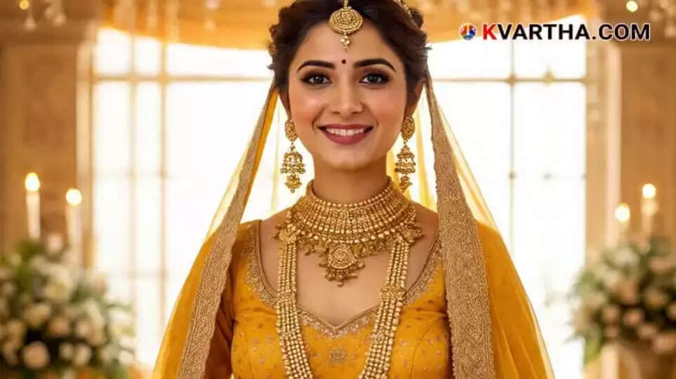 Bride Representig Kerala Gold Price October 01