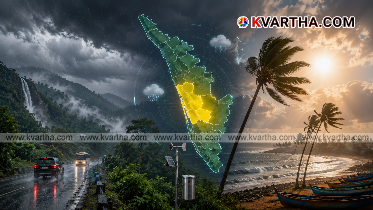 Representational image reflecting Kerala weather rain and yellow alert context